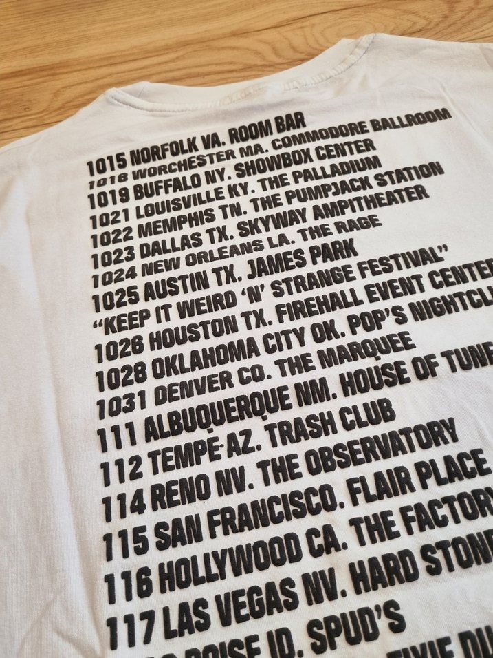 Baskılı Beyaz Erkek Tişört - Görsel 4