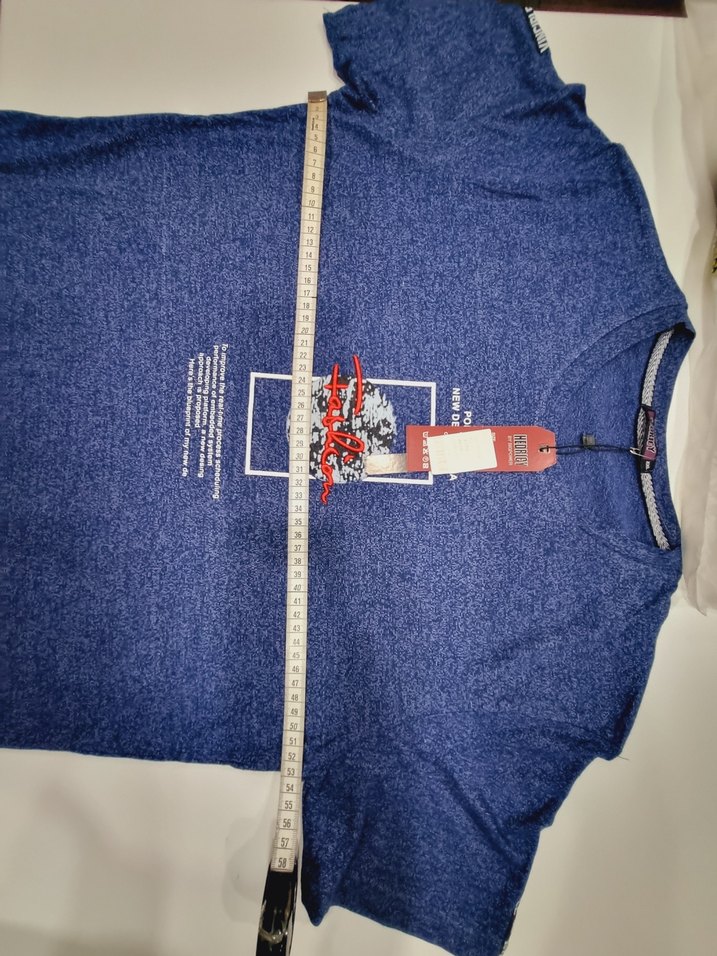 Lacivert Baskılı Erkek Kısa Kollu Tişört - Görsel 5