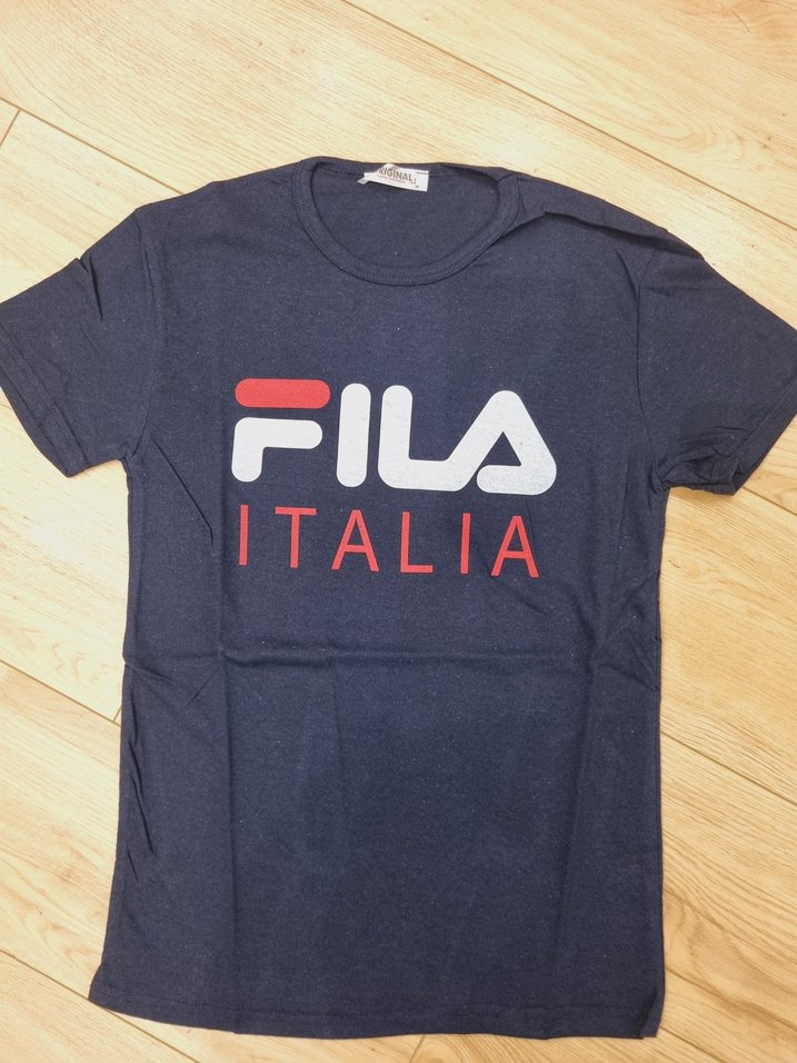 Fila İtalya Baskılı Mavi Tişört - Görsel 2