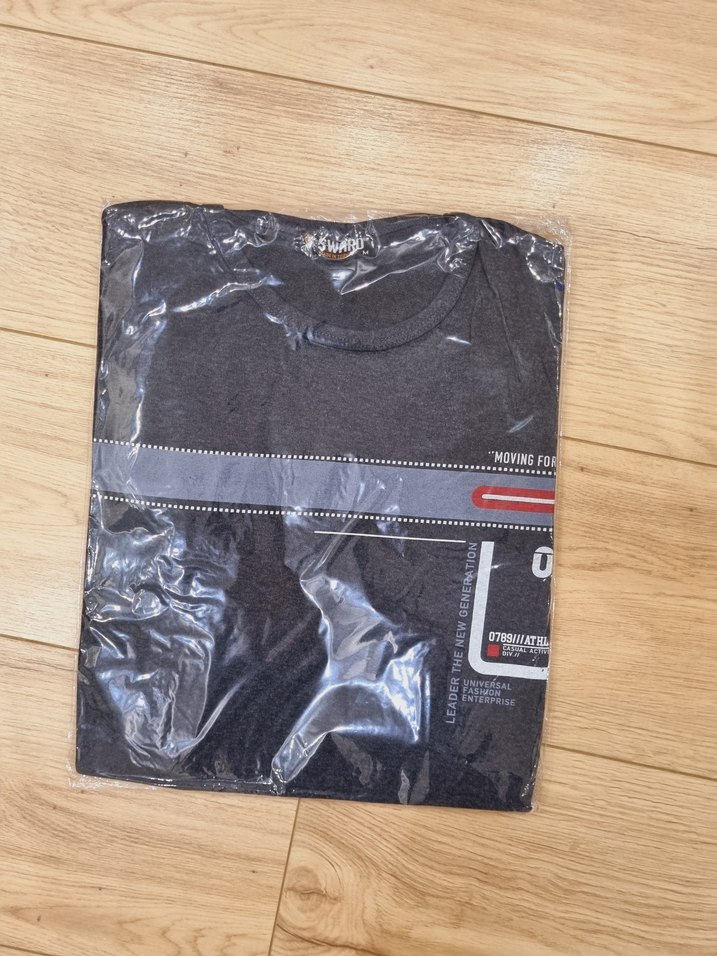 Gri Kısa Kollu Denim Tişört - Görsel 4