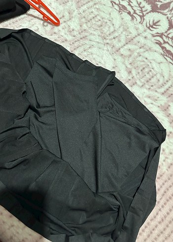 Nike Siyah Pliseli Midi Etek - Görsel 8