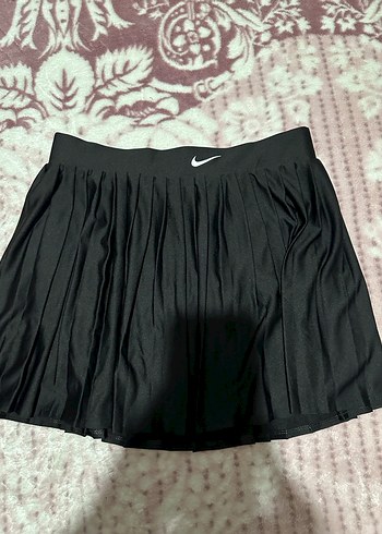 Nike Siyah Pliseli Midi Etek - Görsel 5