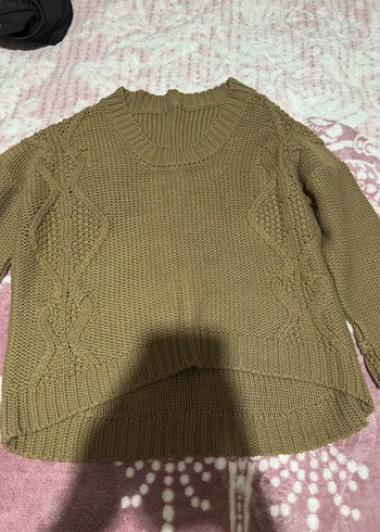 Kahverengi Örgü Kadın Kazak Mango - Görsel 2