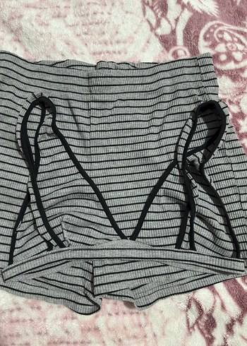 Gri Zebra Desenli Mini İç Çamaşırı - Görsel 2