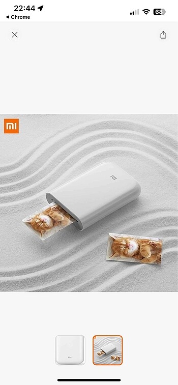 Xiaomi taşınabilir fotoğraf yazıcısı