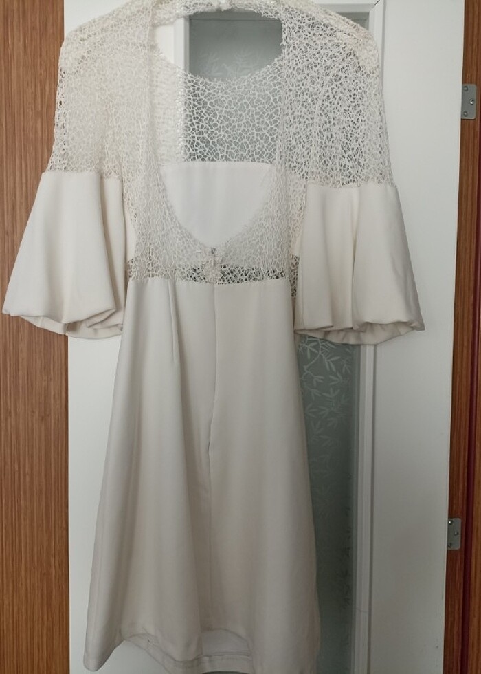 Kırık beyaz elbise - Görsel 2