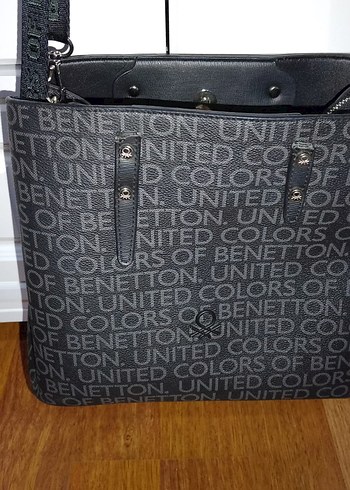 Benetton Siyah Kadın Omuz Çantası