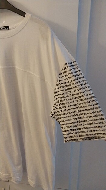 Bershka Kabartma baskılı oversize