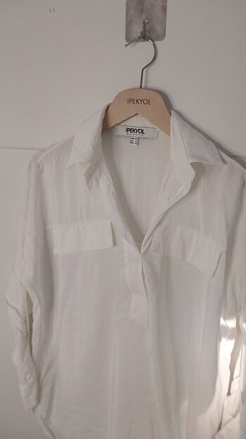 xs Beden İpekyol oversize gömlek