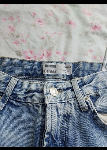 Pastel Mavi Tulum Detaylı Bol Kesim Erkek Jean - Görsel 3