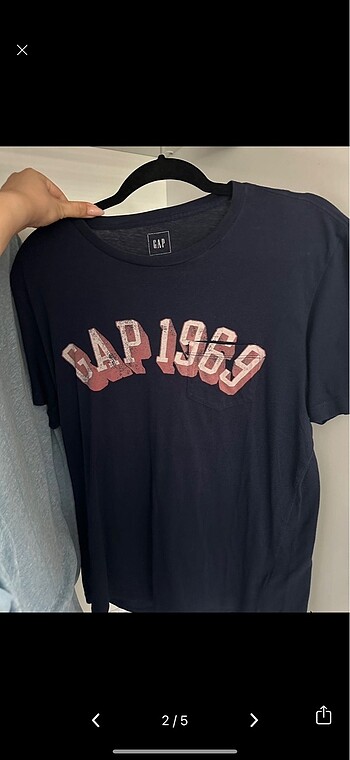 GAP lacivert Tshirt - Görsel 2