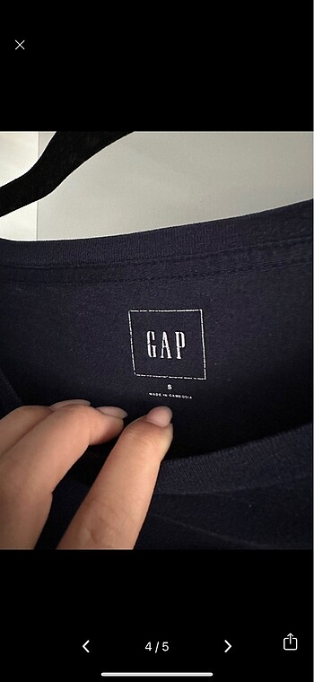 GAP lacivert Tshirt - Görsel 4
