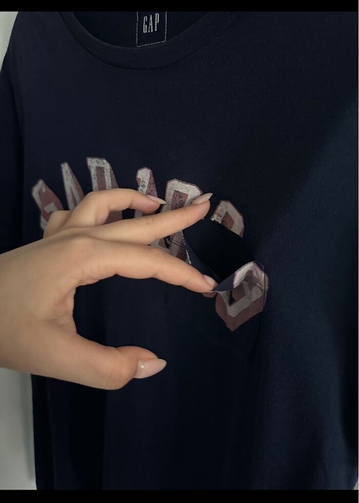 GAP lacivert Tshirt - Görsel 3