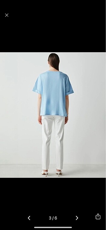 İpekyol baskılı oversize tshirt - Görsel 3