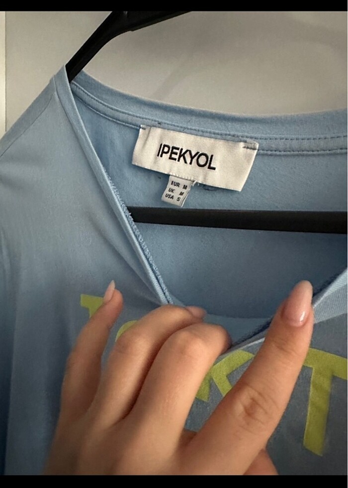 İpekyol baskılı oversize tshirt - Görsel 5