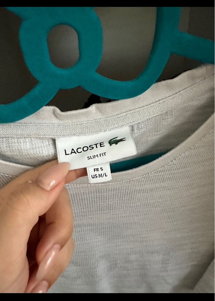 Lacoste yazılı tshirt - Görsel 3