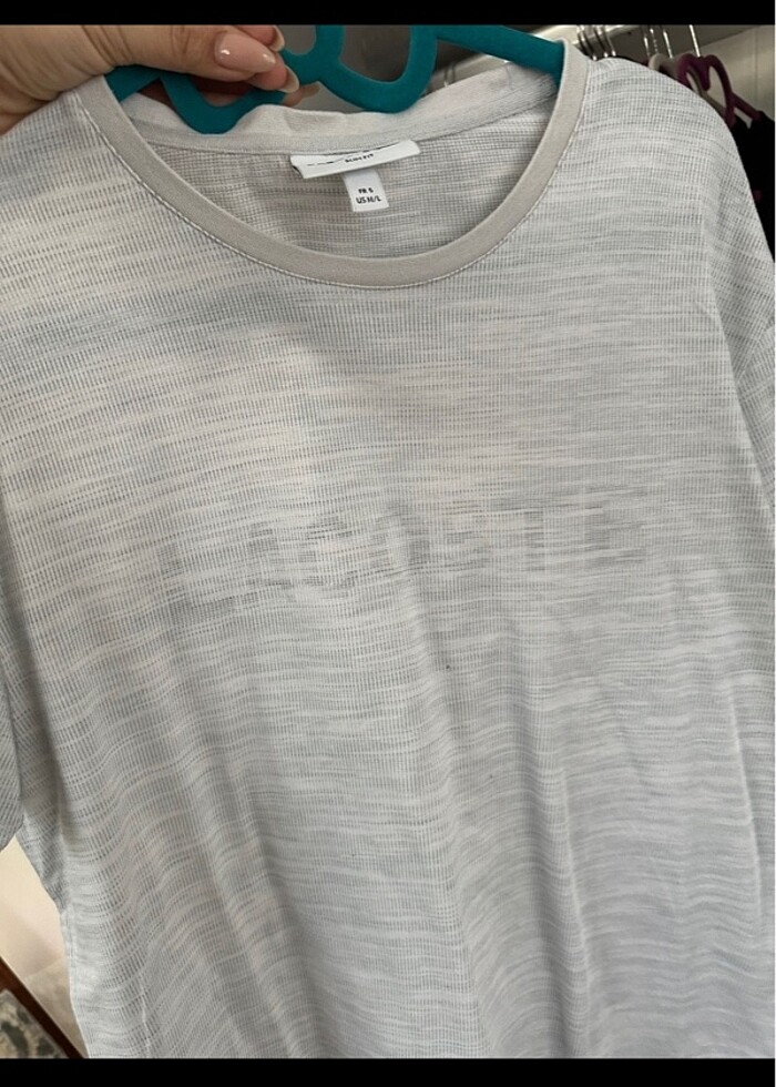 Lacoste yazılı tshirt - Görsel 5