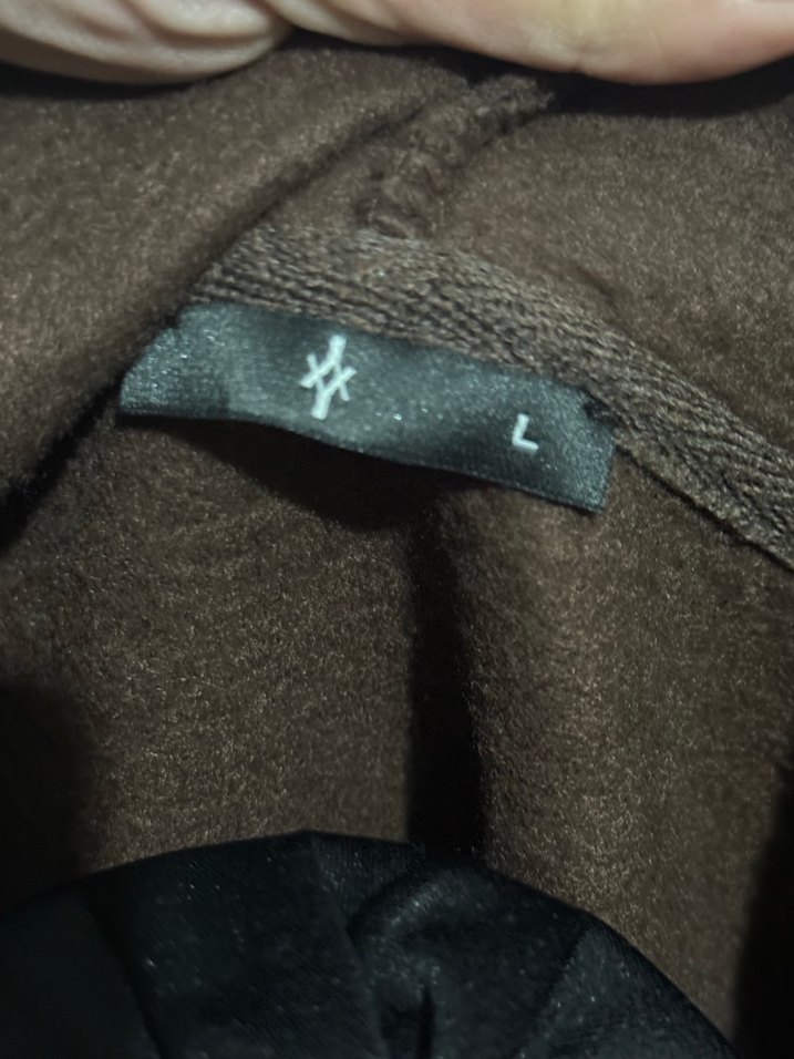 Kahverengi Kapüşonlu Kısa Sweatshirt — görsel 6/9