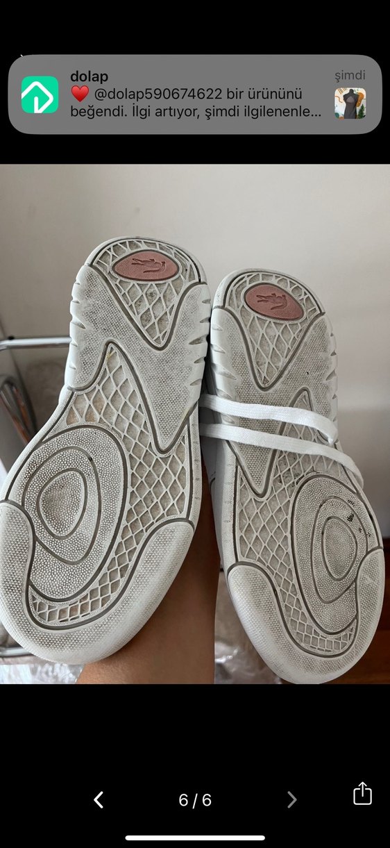 Deforme yok orjinall Lacoste Beyaz Spor Ayakkabı — görsel 3/4