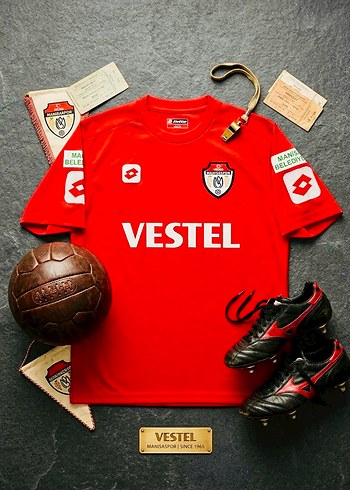 Lotto Efsane Donem Vestel Manisaspor Orijinal Kirmizi Forma Lotto