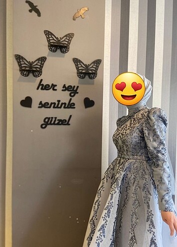 Tesettür Nişan Elbisesi