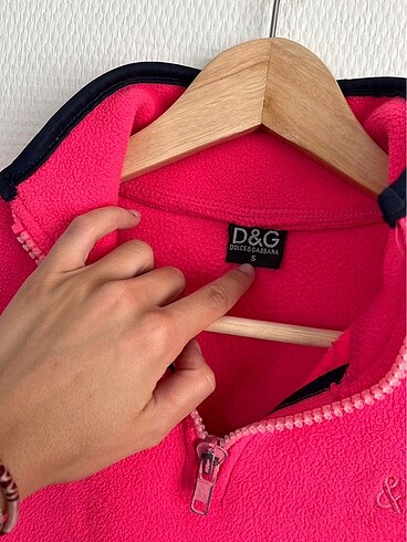 Dolce & Gabbana Dolce Gabanna Fosforlu Pembe Polar