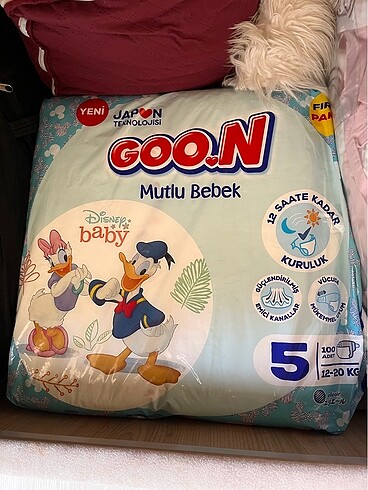 Goon 5 numara cırt bebek bezi 100 adet