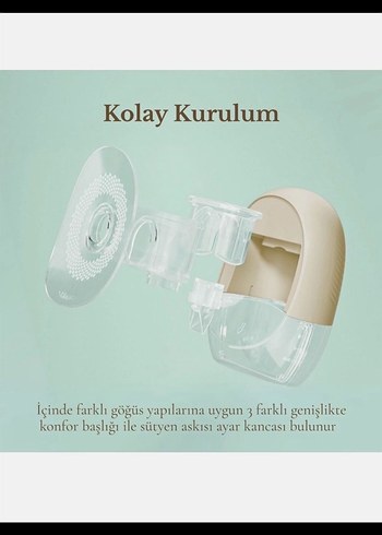 Mamajoo Bej Göğüs Pompası