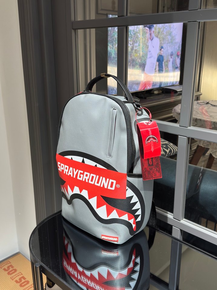 SPRAYGROUND CORE GREY SIRT ÇANTASI — görsel 2/4