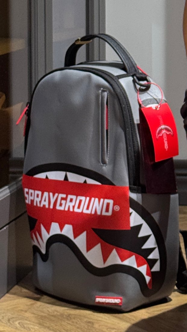 SPRAYGROUND CORE GREY SIRT ÇANTASI — görsel 3/4