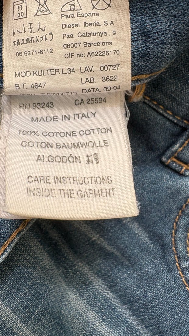 Diesel Jean Kot Pantolon — görsel 12/13