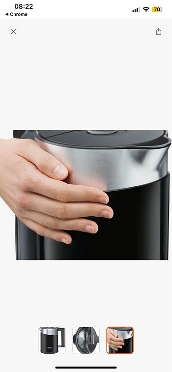 Beden Siemens kettle 1.5 lt(4 farkli su isi ayari/ çay demleme) CİDDİ