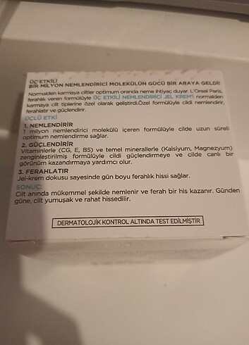 Beden loreal paris nemlendirici Krem jel