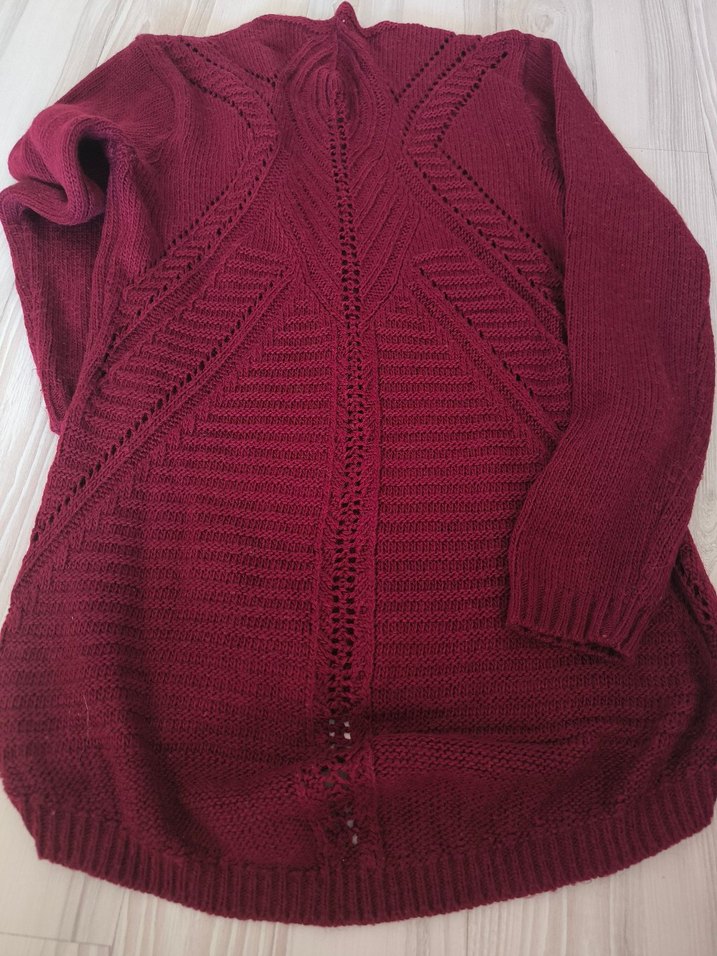 Gri Boğazlı Kadın Triko Kazak - Görsel 4