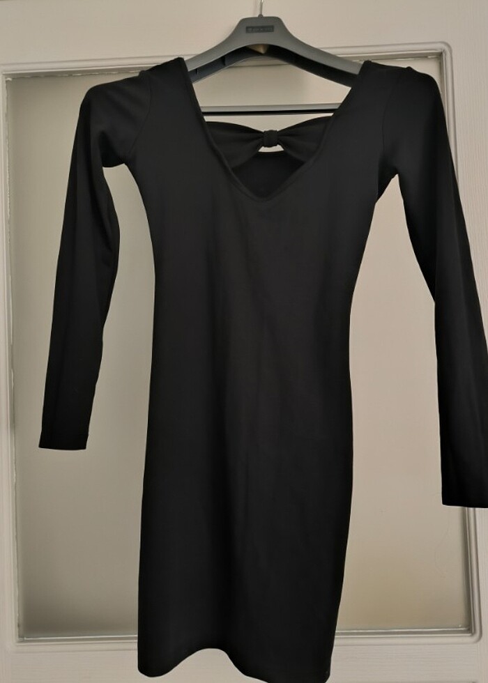 Kadın siyah elbise  - Görsel 2