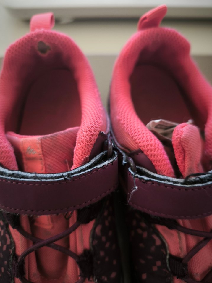 Quechua Kız Çocuk Pembe Cırt Cırtlı Spor Ayakkabı - Görsel 2