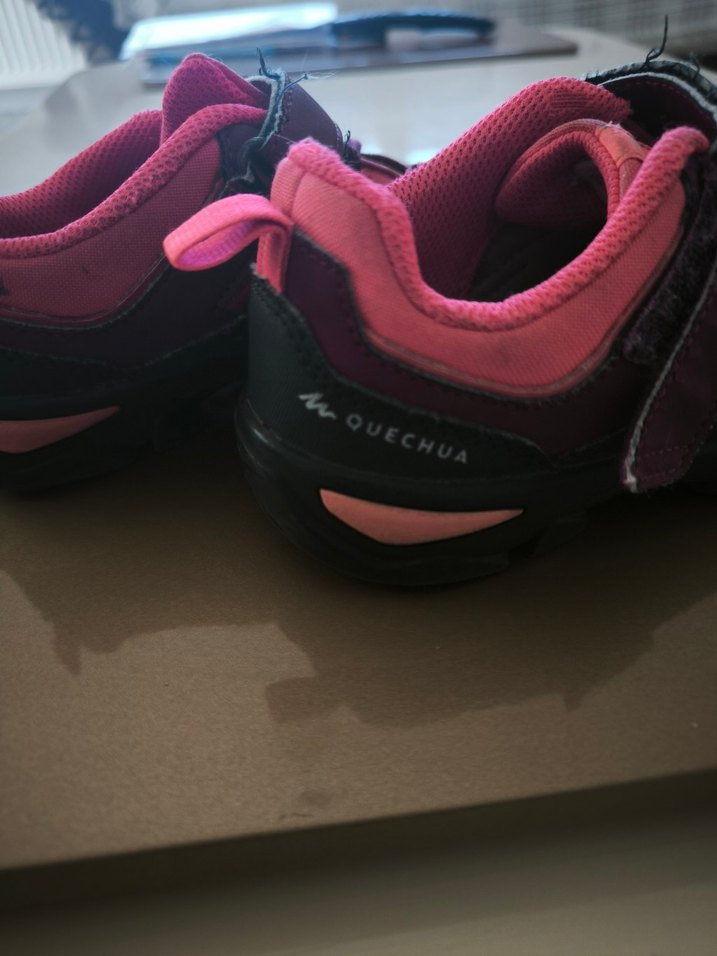 Quechua Kız Çocuk Pembe Cırt Cırtlı Spor Ayakkabı - Görsel 4