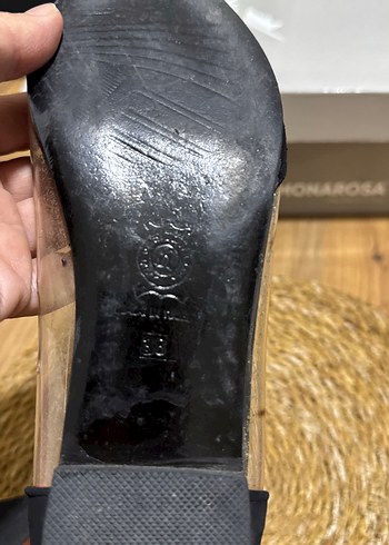 Parlak Siyah düz ön kısmı atın detaylı Kadın Babet - Görsel 3