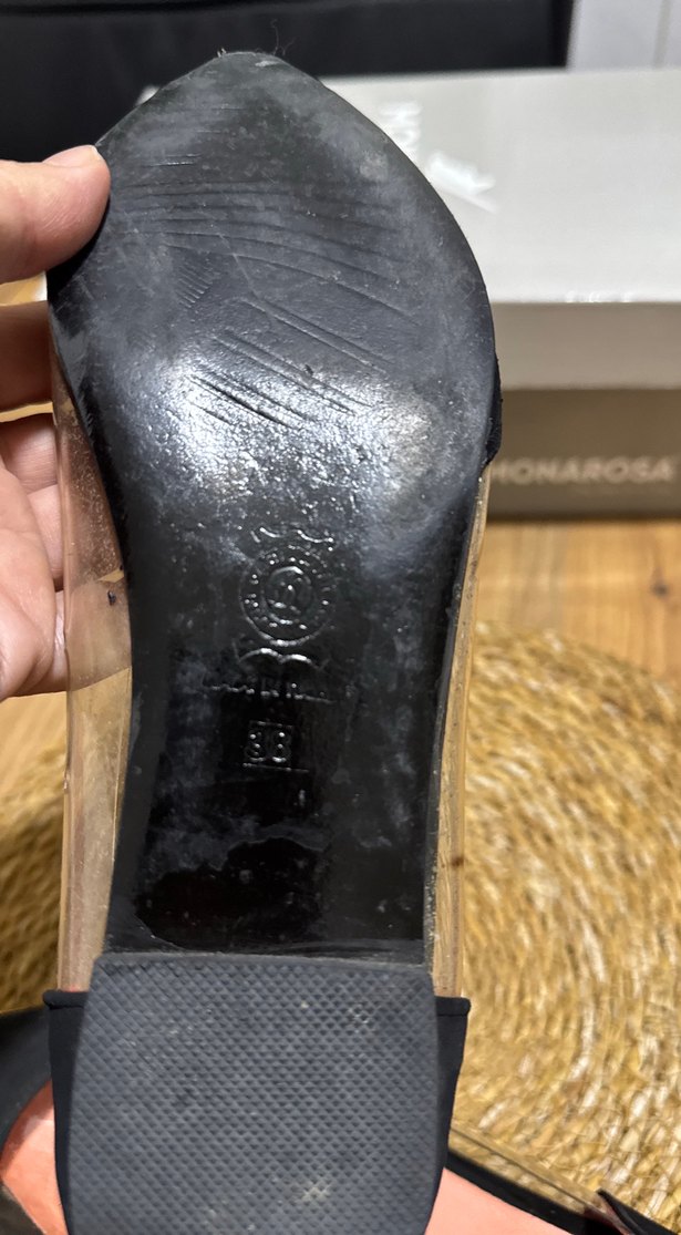 Parlak Siyah düz ön kısmı atın detaylı Kadın Babet - Görsel 3