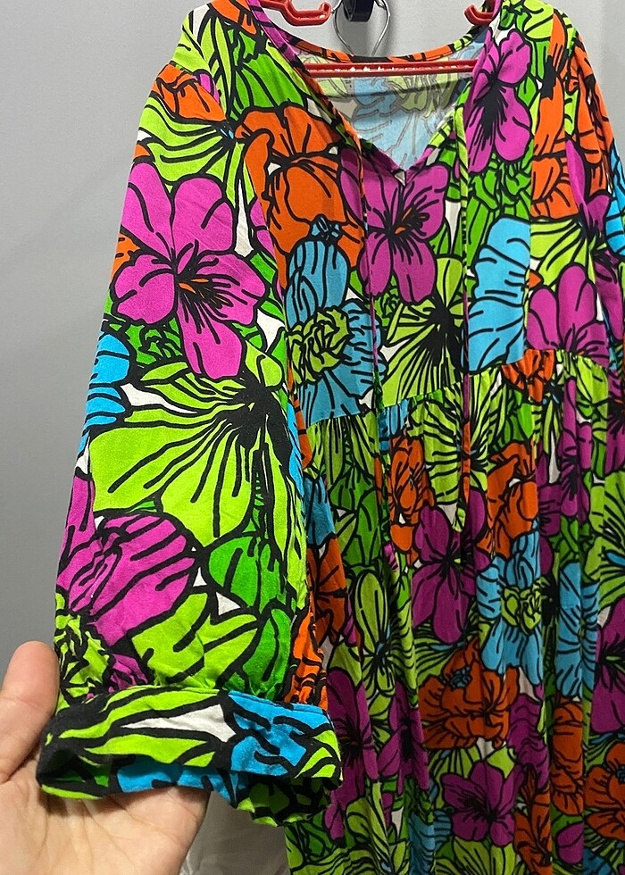 Pamuklu elbise - Görsel 2