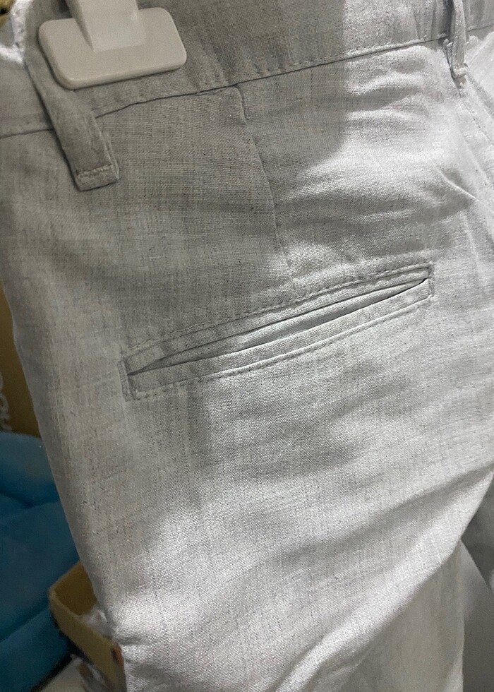 keten kumaş pantolon - Görsel 3