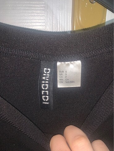 H&M Siyah mini elbise
