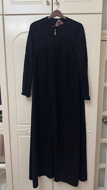 Kadın siyah renli 44 beden ferace - Görsel 2