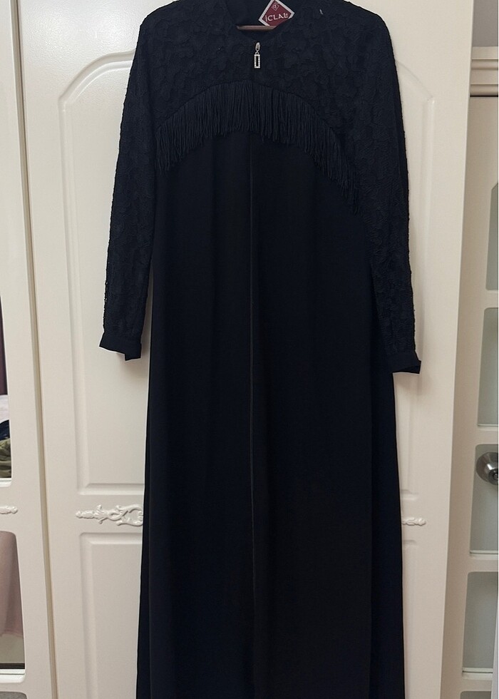 Kadın siyah renli 44 beden ferace - Görsel 2