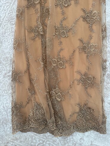 42-44 beden özel dikim kadın abiye elbise - Görsel 4