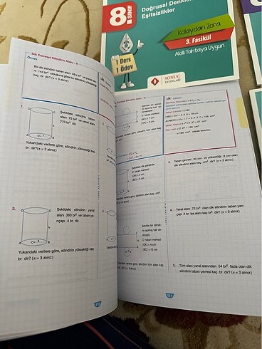  Beden 8.sınıf sonuç yayınları matematik test kitabı