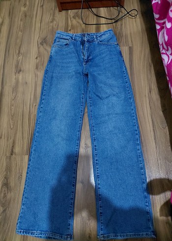 Trendyol & Milla Mavi Denim Genis Paca Jean