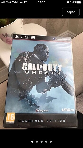 Call of duty ghosts harfend edition ps 3