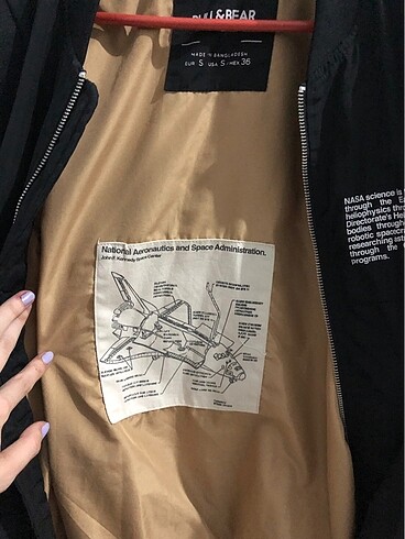 s Beden pull&bear bomber ceket