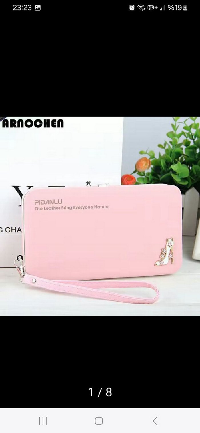 Pembe Kadın Cüzdan - Görsel 2